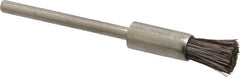 Osborn - 3/16" Brush Diam, End Brush - 3/32" Diam Shank, 25,000 Max RPM - A1 Tooling