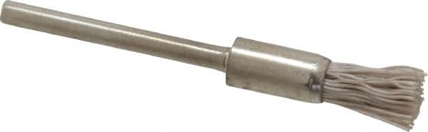 Osborn - 600 Grit, 1/4" Brush Diam, End Brush - Super Fine Grade, 1/8" Diam Shank, 6,000 Max RPM - A1 Tooling