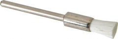 Osborn - 1,000 Grit, 1/4" Brush Diam, End Brush - Ultra Fine Grade, 1/8" Diam Shank, 6,000 Max RPM - A1 Tooling