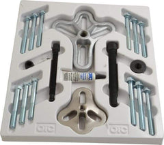 OTC - 16 Piece, 5 Ton Capacity, 4" Spread, Flange-Type Puller Set - 12-1/4" OAL - A1 Tooling