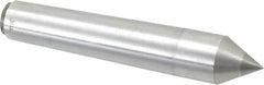 Made in USA - Carbide-Tipped Alloy Steel Standard Point Solid Dead Center - B&S 9 Brown & Sharpe Taper, 6" OAL - A1 Tooling