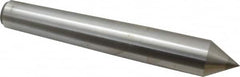 Made in USA - Carbide-Tipped Alloy Steel Standard Point Solid Dead Center - B&S 10 Brown & Sharpe Taper, 8-17/32" OAL - A1 Tooling