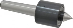 Riten - MT3 Taper Shank, 2" Head Diam 1,830 Lb Capacity Live Center - 2,500 Max RPM, 1-15/16" Head Length, 13/16" Point Diam, 1" Point Len, 500 Lb Max Workpc, Standard Point - A1 Tooling