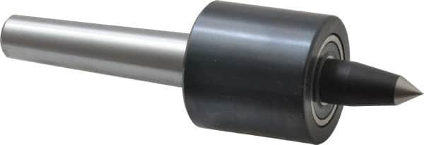 Riten - MT2 Taper Shank, 1-5/8" Head Diam 1,000 Lb Capacity Live Center - 2,500 Max RPM, 1-5/8" Head Length, 3/8" Point Diam, 1-1/4" Point Len, 300 Lb Max Workpc, Tracer Point - A1 Tooling