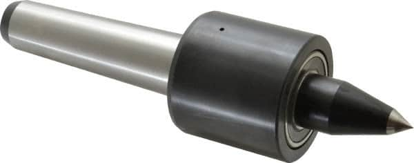 Riten - MT4 Taper Shank, 2-3/8" Head Diam 2,200 Lb Capacity Live Center - 2,500 Max RPM, 2-1/4" Head Length, 1/2" Point Diam, 2" Point Len, 900 Lb Max Workpc, Tracer Point - A1 Tooling