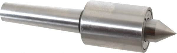 Riten - MT3 Taper Shank, 1-3/4" Head Diam 4,600 Lb Capacity Live Center - 5,000 Max RPM, 2-3/8" Head Length, 7/8" Point Diam, 1-1/8" Point Len, 920 Lb Max Workpc, Standard Point - A1 Tooling