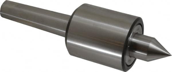 Riten - MT4 Taper Shank, 2-7/8" Head Diam 9,000 Lb Capacity Live Center - 5,500 Max RPM, 3-3/16" Head Length, 1-1/4" Point Diam, 2" Point Len, 2,200 Lb Max Workpc, Standard Point - A1 Tooling