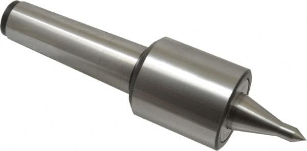 Riten - MT5 Taper Shank, 2-7/8" Head Diam 9,000 Lb Capacity Live Center - 5,500 Max RPM, 3-5/16" Head Length, 1/2" Point Diam, 2-1/2" Point Len, 1,100 Lb Max Workpc, 15/16" Tip Diam, Long Point - A1 Tooling