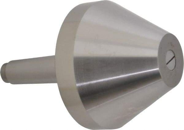 Riten - MT4 Taper Shank, 5" Head Diam 8,000 Lb Capacity Live Center - 3-13/16" Head Length, 2" Point Diam, 3-13/16" Point Len, 4,800 Lb Max Workpc, Bull Nose Point - A1 Tooling