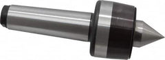 Bison - MT5 Taper Shank, 3.35" Head Diam 4,400 Lb Capacity Live Center - 2,500 Max RPM, 1.61" Point Diam, 1.77" Point Len, 4,400 Lb Max Workpc, 9.33" OAL, 1.77" Long Tip, Standard Point - A1 Tooling