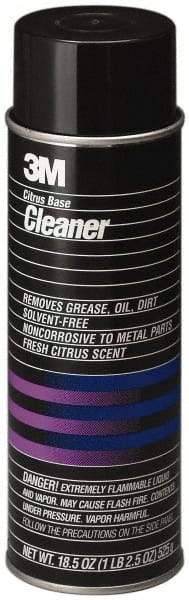 3M - 24 oz Aerosol Cleaner/Degreaser - Aerosol, Citrus Oil-Based, Citrus - A1 Tooling