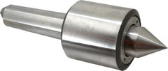 Riten - MT5 Taper Shank, 3-3/4" Head Diam 16,000 Lb Capacity Live Center - 3,200 Max RPM, 3-27/32" Head Length, 1-7/8" Point Diam, 2-1/4" Point Len, 8,000 Lb Max Workpc, Standard Point - A1 Tooling