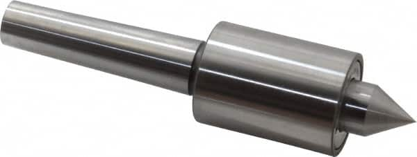 Riten - MT3 Taper Shank, 1-3/4" Head Diam 4,600 Lb Capacity Live Center - 5,000 Max RPM, 2-3/8" Head Length, 7/8" Point Diam, 1-1/8" Point Len, 920 Lb Max Workpc, Standard Point - A1 Tooling