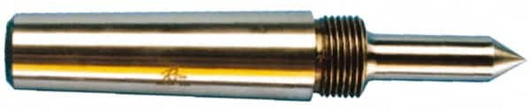 Riten - 1-3/4" Head Diam, Steel Standard Point Solid Dead Center - 5MT Morse Taper, 1-3/4" Point Diam, 2-15/32" Point Length - A1 Tooling