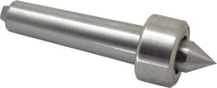 Riten - MT4 Taper Shank, 2-1/8" Head Diam 6,750 Lb Capacity Live Center - 1,000 Max RPM, 1-3/16" Head Length, 1" Point Diam, 1" Point Len, 1,800 Lb Max Workpc, Standard Point - A1 Tooling