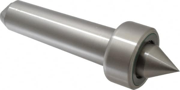 Riten - MT5 Taper Shank, 2-13/16" Head Diam 9,400 Lb Capacity Live Center - 1,000 Max RPM, 1-13/32" Head Length, 1-1/2" Point Diam, 1-1/2" Point Len, 3,800 Lb Max Workpc, Standard Point - A1 Tooling