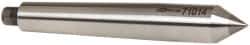 Riten - 0.475" Head Diam, Carbide-Tipped Steel Standard Point Half Dead Center - 1MT Morse Taper, 0.475" Point Diam, 3-5/16" OAL - A1 Tooling