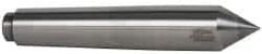 Riten - 0.938" Head Diam, Carbide-Tipped Steel Standard Point Half Dead Center - 3MT Morse Taper, 0.938" Point Diam, 5-1/4" OAL - A1 Tooling