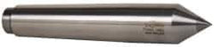 Riten - 1.231" Head Diam, Carbide-Tipped Steel Standard Point Half Dead Center - 4MT Morse Taper, 1.231" Point Diam, 6-3/4" OAL - A1 Tooling