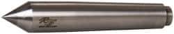 Riten - 0.938" Head Diam, Carbide-Tipped Steel Standard Point Solid Dead Center - 3MT Morse Taper, 0.938" Point Diam, 5-1/4" OAL - A1 Tooling