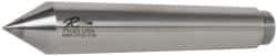 Riten - 1.231" Head Diam, Carbide-Tipped Steel Standard Point Solid Dead Center - 4MT Morse Taper, 1.231" Point Diam, 6-3/4" OAL - A1 Tooling