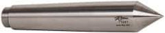 Riten - 1.231" Head Diam, Hardened Tool Steel Standard Point Solid Dead Center - 4MT Morse Taper, 1.231" Point Diam, 6-3/4" OAL - A1 Tooling