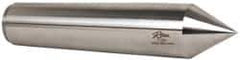 Riten - 2.494" Head Diam, Hardened Tool Steel Standard Point Solid Dead Center - 6MT Morse Taper, 2.494" Point Diam, 11-1/2" OAL - A1 Tooling