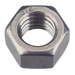 Value Collection - M22x2.50 Metric Coarse Steel Right Hand Hex Nut - 32mm Across Flats, 18mm High, Zinc-Plated Finish - A1 Tooling