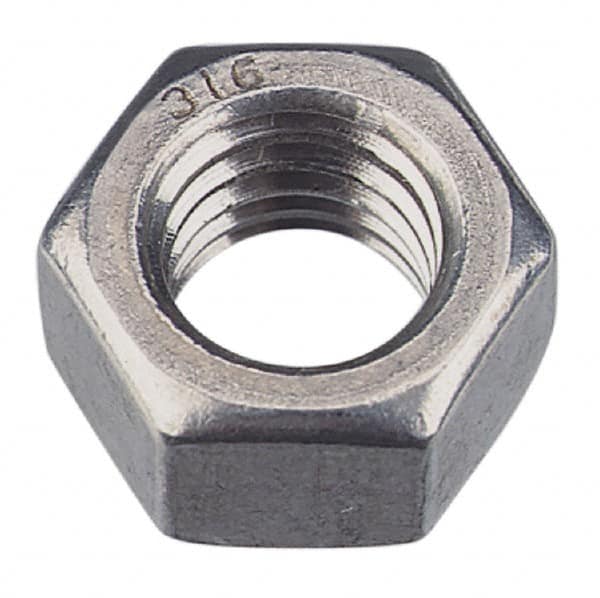 Value Collection - M16x2.00 Metric Coarse Steel Right Hand Hex Nut - 24mm Across Flats, 13mm High, Zinc-Plated Finish - A1 Tooling