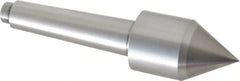 Riten - 1-1/4" Head Diam, Carbide-Tipped Steel Standard Point Solid Dead Center - 2MT Morse Taper, 1-1/4" Point Diam - A1 Tooling