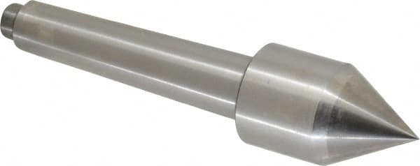 Riten - 1-1/4" Head Diam, Carbide-Tipped Steel Standard Point Solid Dead Center - Jarno 6 Taper, 1-1/4" Point Diam - A1 Tooling