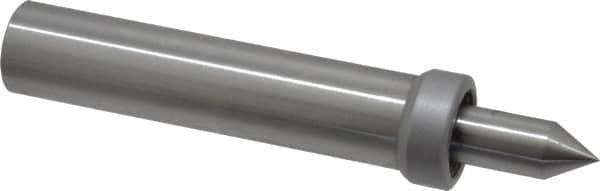 Concentric - Straight Shank, Live Center - 3,000 Max RPM, 0.378" Point Diam, 0.88" Point Len, 274 Lb Max Workpiece, Standard Point - A1 Tooling