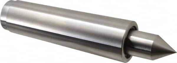 Concentric - MT5 Taper Shank, 3,750 Lb Capacity Live Center - 1,500 Max RPM, 1.075" Point Diam, 2" Point Len, 1,450 Lb Max Workpc, Standard Point - A1 Tooling