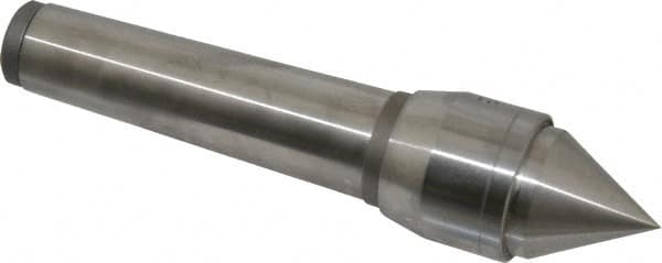 Value Collection - MT3 Taper Shank, 1.27" Head Diam Live Center - 1.08" Point Len, 661 Lb Max Workpc, 5.71" OAL, Standard Point - A1 Tooling