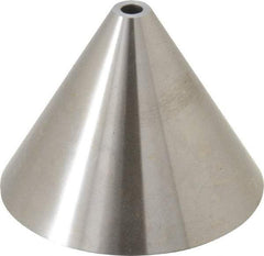 Concentric - 5MT Taper, 0.51 to 3.33" Point Diam, Hardened Tool Steel Lathe Bell Head Point - Compatible with Live Centers - A1 Tooling