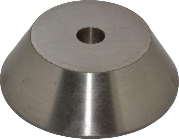 Concentric - 2.17 to 3-1/4" Point Diam, Hardened Tool Steel Lathe Bell Head Point - Compatible with Live Centers - A1 Tooling