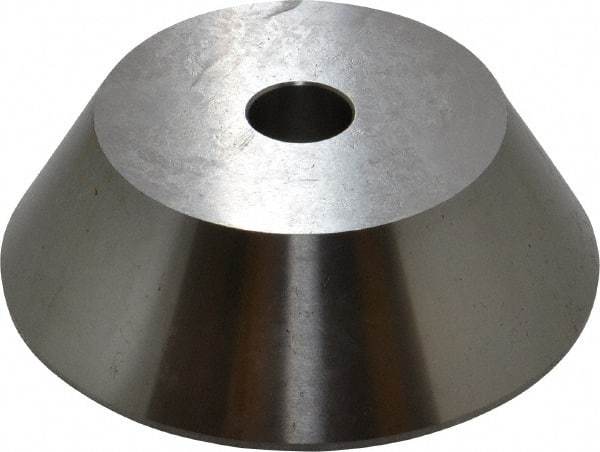 Concentric - 3.21 to 4.8" Point Diam, Hardened Tool Steel Lathe Bell Head Point - Compatible with Live Centers - A1 Tooling