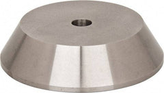 Concentric - 2.46 to 3.32" Point Diam, Hardened Tool Steel Lathe Bell Head Point - Compatible with Live Centers - A1 Tooling