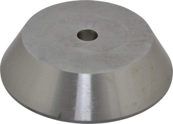 Concentric - 3.14 to 4.22" Point Diam, Hardened Tool Steel Lathe Bell Head Point - Compatible with Live Centers - A1 Tooling