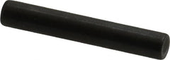 Holo-Krome - 4mm Diam x 25mm Pin Length Grade 8 Alloy Steel Standard Dowel Pin - Black Luster Finish, C 60 (Surface) & C 50-58 Hardness, 1 Beveled & 1 Rounded End - A1 Tooling