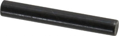 Holo-Krome - 5mm Diam x 35mm Pin Length Grade 8 Alloy Steel Standard Dowel Pin - Black Luster Finish, C 60 (Surface) & C 50-58 Hardness, 1 Beveled & 1 Rounded End - A1 Tooling