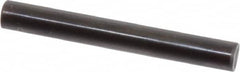 Holo-Krome - 5mm Diam x 40mm Pin Length Grade 8 Alloy Steel Standard Dowel Pin - Black Luster Finish, C 60 (Surface) & C 50-58 Hardness, 1 Beveled & 1 Rounded End - A1 Tooling