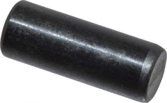 Holo-Krome - 6mm Diam x 16mm Pin Length Grade 8 Alloy Steel Standard Dowel Pin - Black Luster Finish, C 60 (Surface) & C 50-58 Hardness, 1 Beveled & 1 Rounded End - A1 Tooling