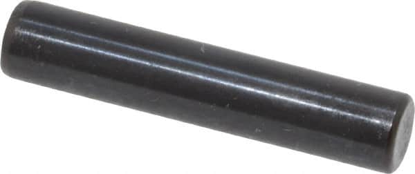 Holo-Krome - 6mm Diam x 30mm Pin Length Grade 8 Alloy Steel Standard Dowel Pin - Black Luster Finish, C 60 (Surface) & C 50-58 Hardness, 1 Beveled & 1 Rounded End - A1 Tooling