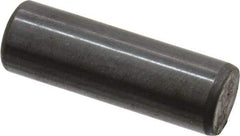 Holo-Krome - 8mm Diam x 25mm Pin Length Grade 8 Alloy Steel Standard Dowel Pin - Black Luster Finish, C 60 (Surface) & C 50-58 Hardness, 1 Beveled & 1 Rounded End - A1 Tooling