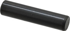 Holo-Krome - 8mm Diam x 35mm Pin Length Grade 8 Alloy Steel Standard Dowel Pin - Black Luster Finish, C 60 (Surface) & C 50-58 Hardness, 1 Beveled & 1 Rounded End - A1 Tooling