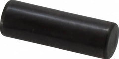 Holo-Krome - 10mm Diam x 30mm Pin Length Grade 8 Alloy Steel Standard Dowel Pin - Black Luster Finish, C 60 (Surface) & C 50-58 Hardness, 1 Beveled & 1 Rounded End - A1 Tooling