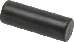 Holo-Krome - 12mm Diam x 35mm Pin Length Grade 8 Alloy Steel Standard Dowel Pin - Black Luster Finish, C 60 (Surface) & C 50-58 Hardness, 1 Beveled & 1 Rounded End - A1 Tooling