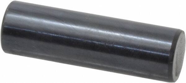 Holo-Krome - 12mm Diam x 40mm Pin Length Grade 8 Alloy Steel Standard Dowel Pin - Black Luster Finish, C 60 (Surface) & C 50-58 Hardness, 1 Beveled & 1 Rounded End - A1 Tooling