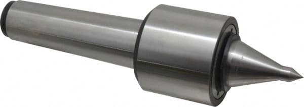 Riten - MT5 Taper Shank, 3-1/16" Head Diam 6,800 Lb Capacity Live Center - 5,000 Max RPM, 2-25/32" Head Length, 1/2" Point Diam, 2-5/8" Point Len, 1,100 Lb Max Workpc, 3/4" Long Tip, 2-1/2" Tip Diam, Long Point - A1 Tooling